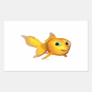 Stickers Rectangle de poissons de Goldie