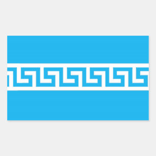 Stickers Rectangulaires Motifs clés grecques