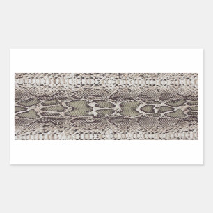 Stickers rectangulaires pour la peau de serpent