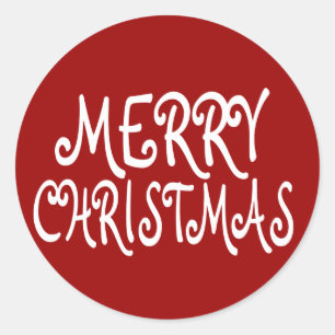 Stickers Red Joyer Christmas