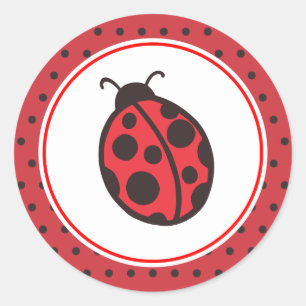 Stickers Red Ladybug