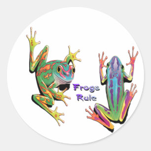 Stickers règle de grenouilles