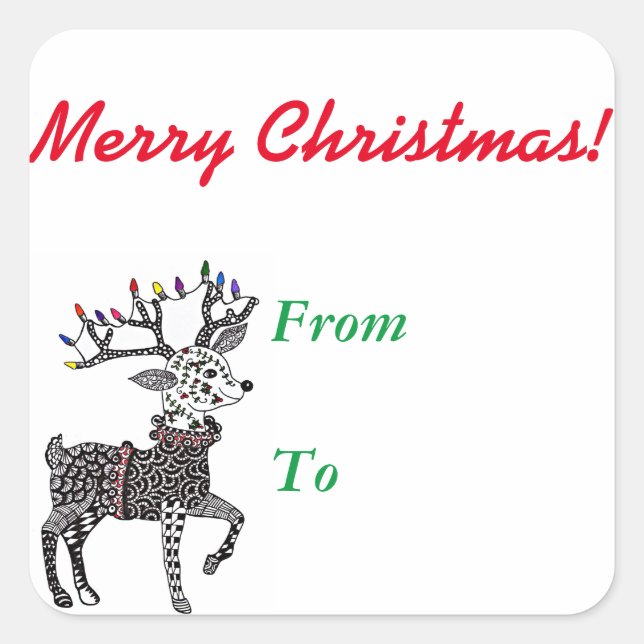 Stickers Reindeder (Devant)