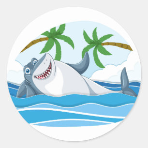 Stickers Requin