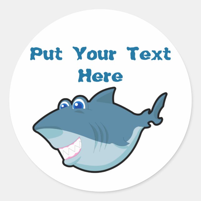 Stickers Requin mignon (Devant)