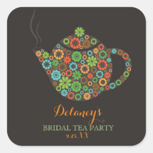 Stickers Retro Vintage Tea Party