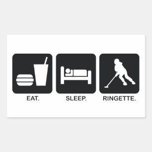 Stickers Ringette "Manger Ringette de sommeil"