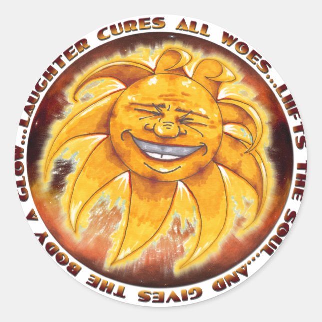 Stickers Rires Sunshine (Devant)