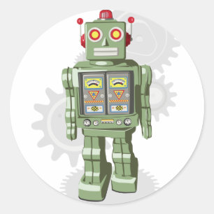 Stickers Robot Jouet