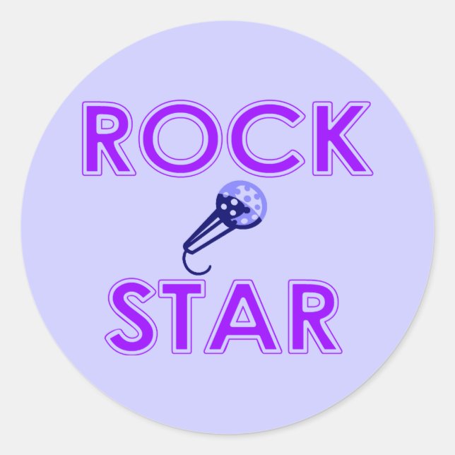 Stickers Rock Star (Devant)