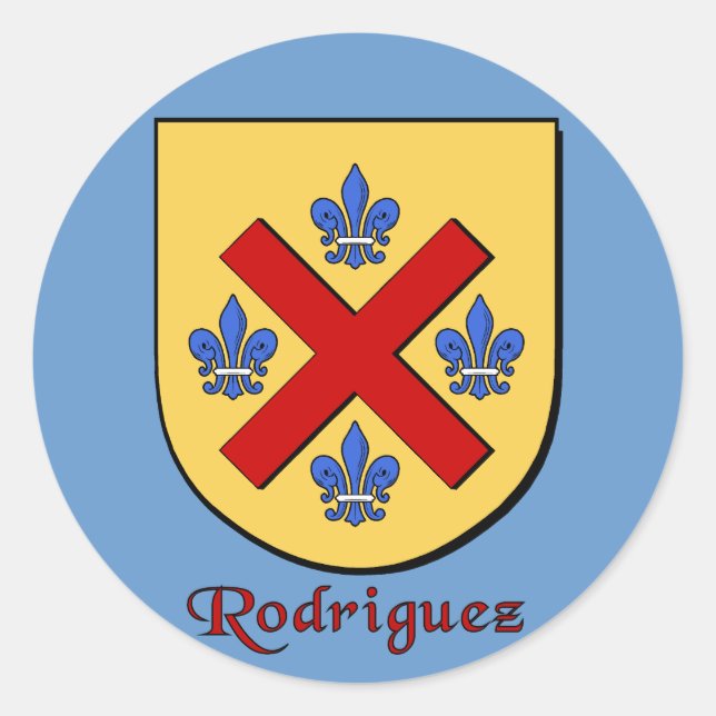 Stickers Rodriguez Family Shield (Devant)