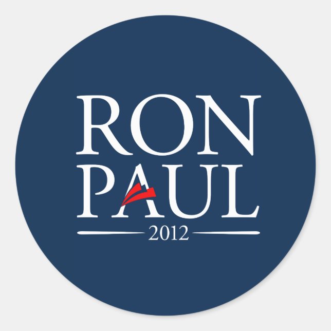 Stickers Ron Paul 2012 (Devant)