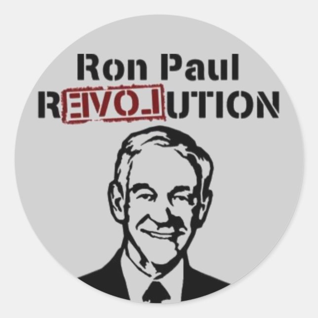 stickers Ron Paul Revolution (Devant)