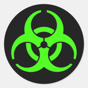 Stickers Rond Biodanger
