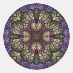 Stickers ronds Alice's Asters II