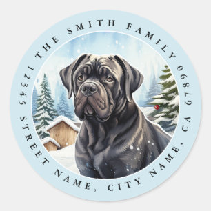 Stickers ronds Cane Corso