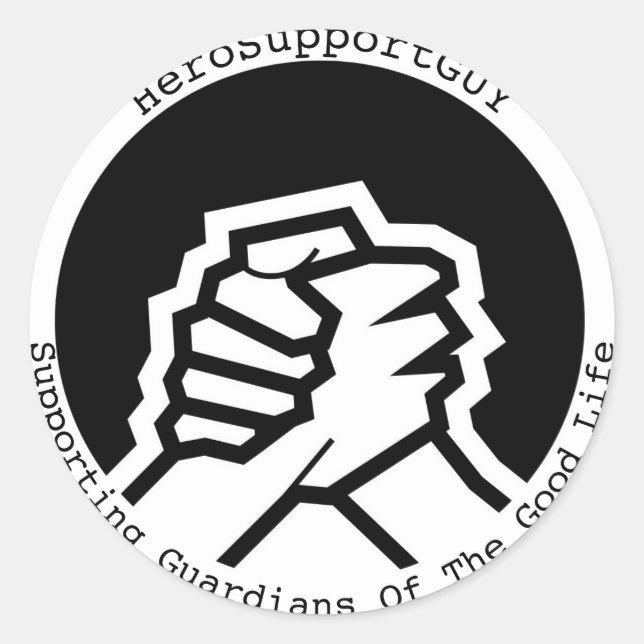 Stickers ronds classiques (Devant)