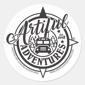 Stickers ronds classiques de 3 pouces