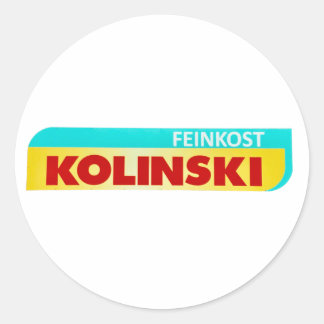 Stickers ronds classiques feinkost kolinski merch