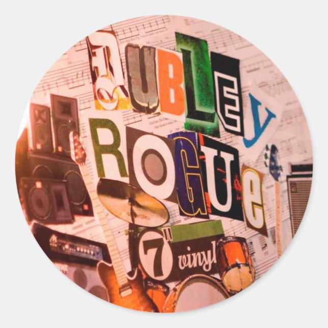 Stickers ronds - Customisés (Devant)