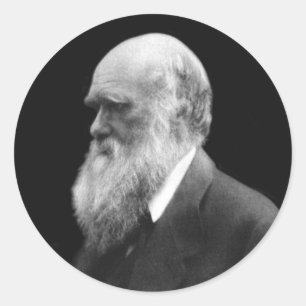 Stickers ronds Darwin Portrait