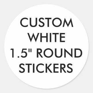 Stickers ronds de 1,5 po sur mesure