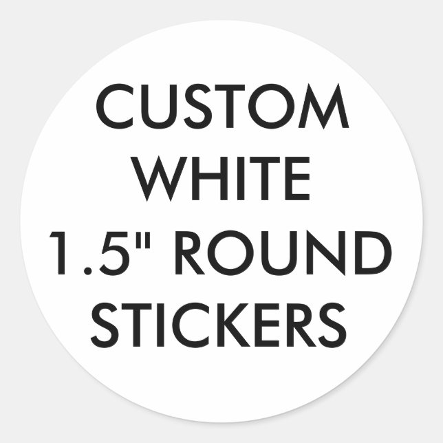 Stickers ronds de 1,5 po sur mesure (Devant)