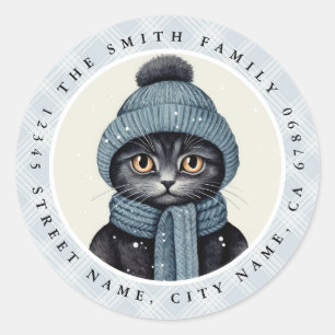 Stickers ronds de chats