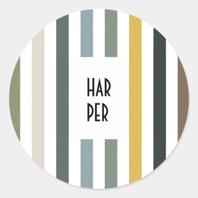 Stickers ronds Echo Trails - Bleu/Vert (Devant)