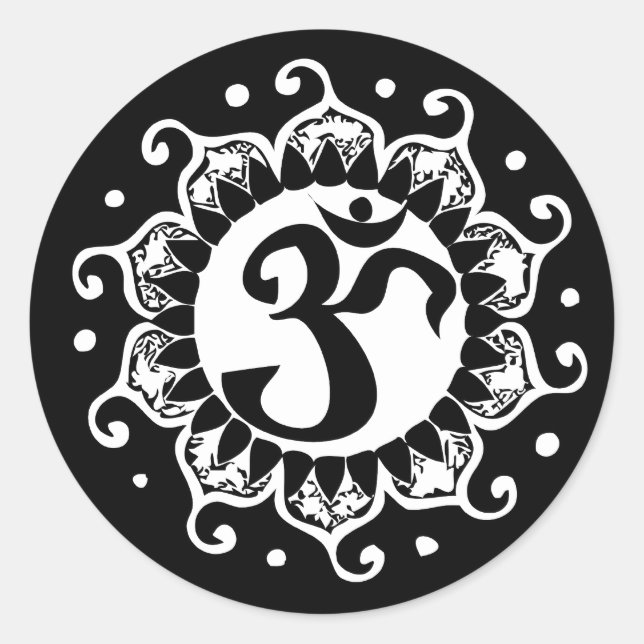 Stickers ronds Lotus OM (Devant)