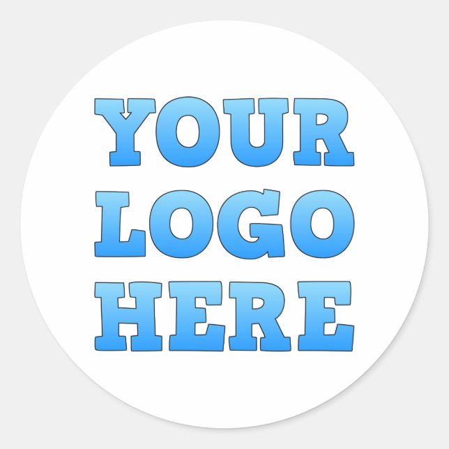 Stickers ronds personnalisés de votre logo d'entre (Devant)