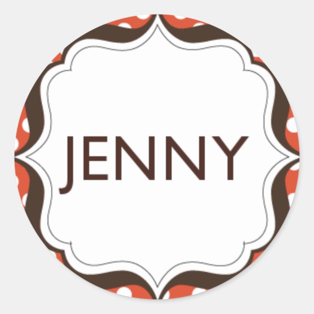 Stickers ronds - plein saignement (Devant)