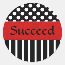 Stickers ronds points et points noirs et blancs