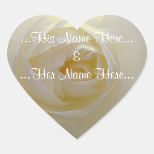 Stickers Rose blanche Stickers Rose romantique Mar