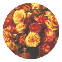 Stickers Rose d'automne