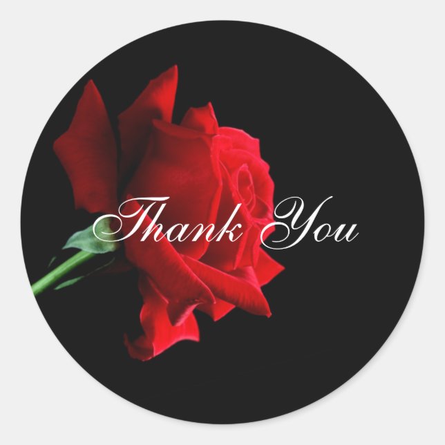 Stickers Rose Merci (Devant)