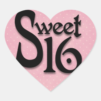 Stickers Rose Sweet 16 Anniversaire
