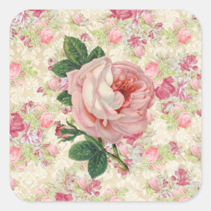 Stickers Rose vintage