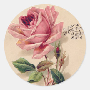 Stickers Rose vintage