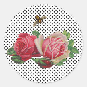 Stickers Roses Vintage
