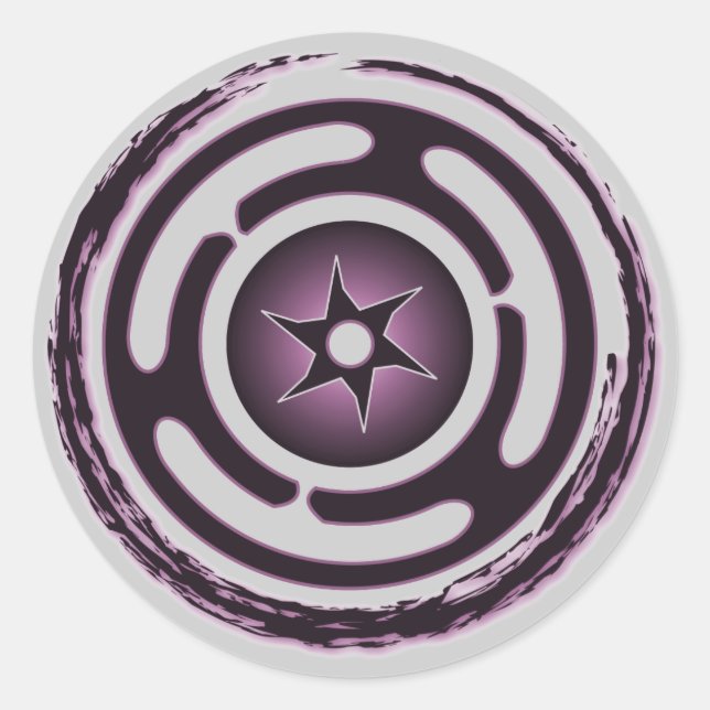 Stickers Roue Hecate (violet) (Devant)