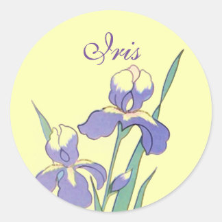 Stickers Round Dot Iris Personalized Custom Seals