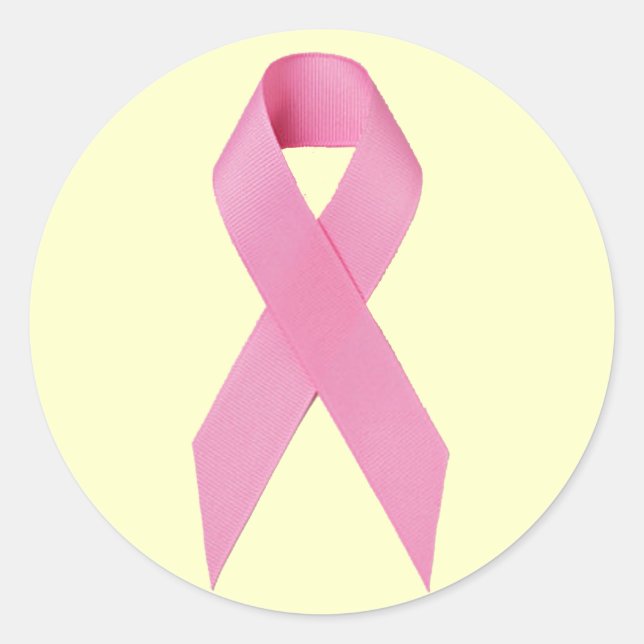 Stickers - Ruban pour cancer du sein (Devant)