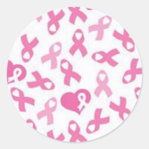 Stickers Ruban rose Cancer du sein