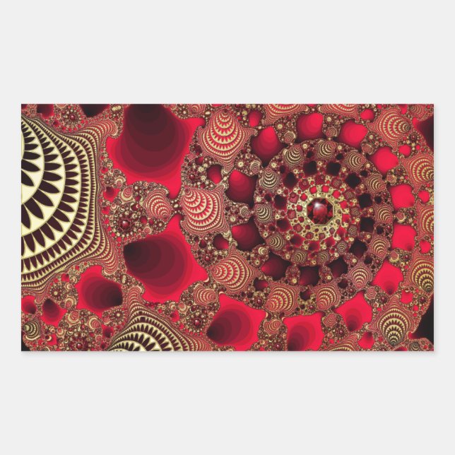 Stickers Rubies & Gold (Devant)