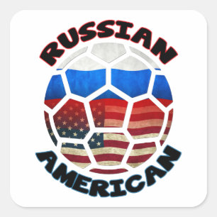 Stickers Russe-Américain De Football