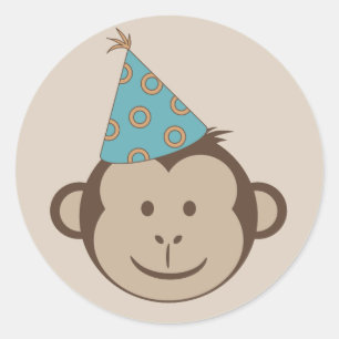 Stickers Sac Goodie Singe Anniversaire