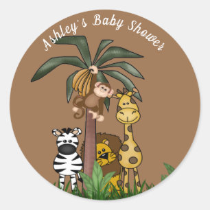 Stickers Safari Jungle personnalisables