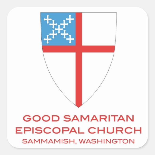 Stickers Sammamish de l'église épiscopale Good Sam (Devant)