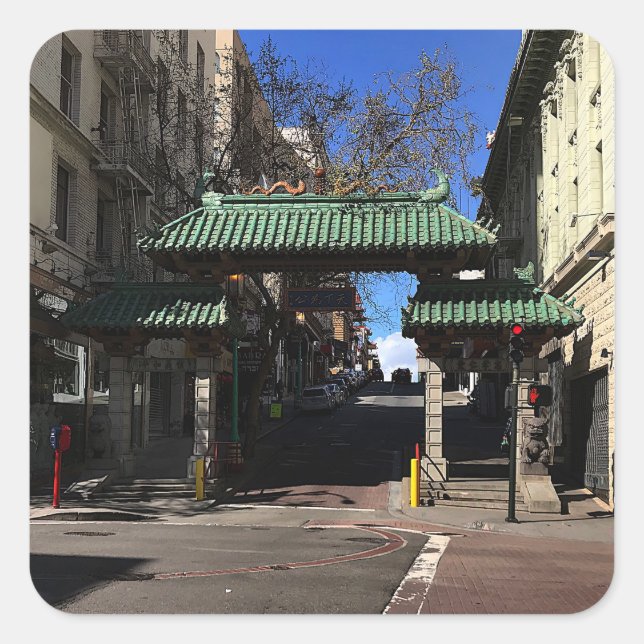 Stickers San Francisco Chinatown Gate #3 (Devant)